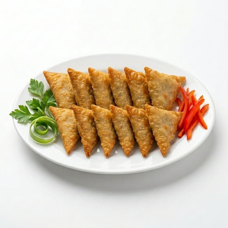 Zabiha Halal Chicken Samosas (Pack of 20) thumbnail 2