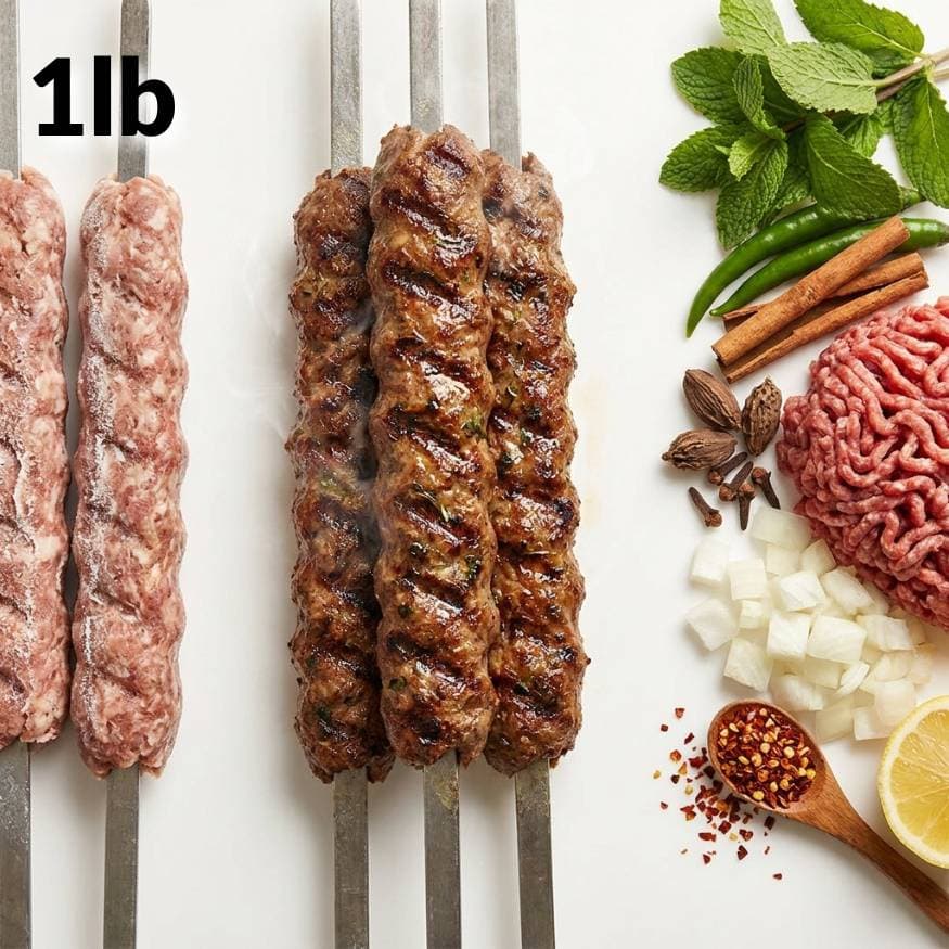Authentic Beef Seekh Kabobs (1 lb)